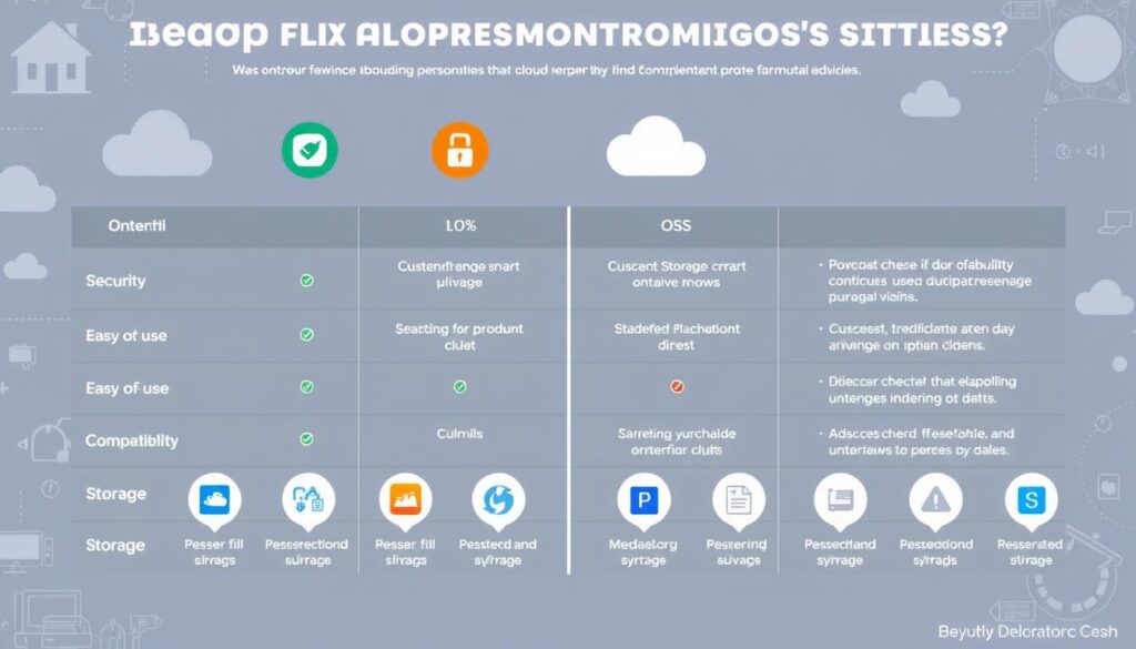 Operating system comparison for personal cloud storage